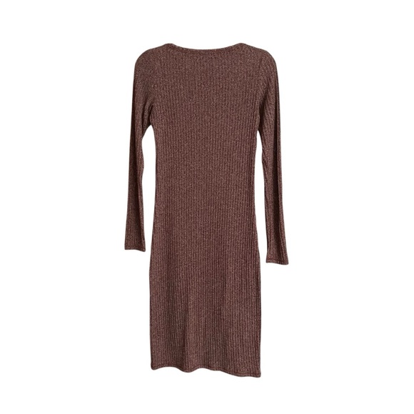 Wilfred Free Artizia Rib Knit Sweater Dress-MIDI,Scoop Neck-Size Medium - Picture 3 of 11